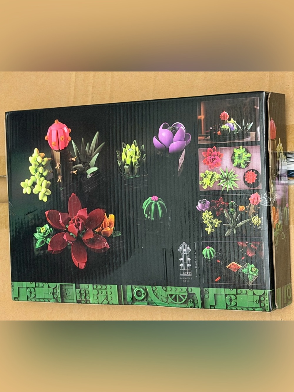 Botanical Collection Succulents Flowers Garden NEW Lego Compatible Toy Set - Picture 4 of 6